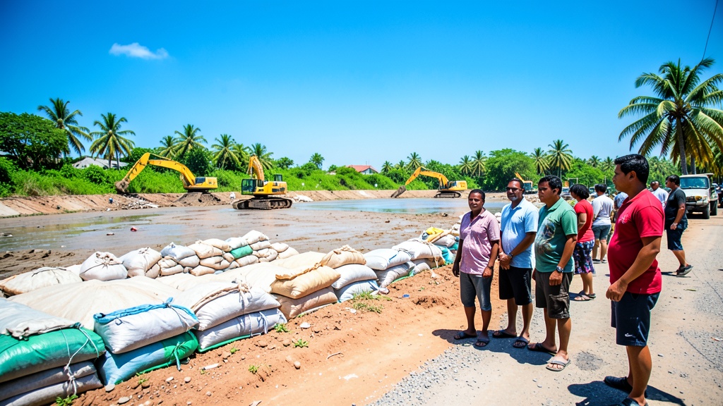 Vecinos de Brisas de Santay denuncian relleno ilegal del lago en Durán
