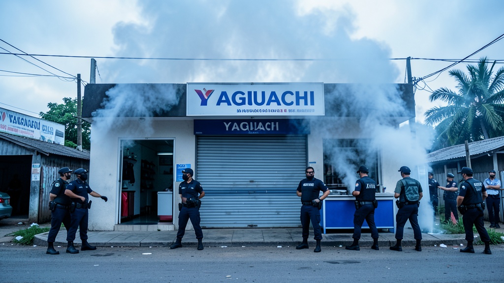 Triple homicidio en barbería de Yaguachi: un agente de la CTE y dos civiles mueren en Tres Postes