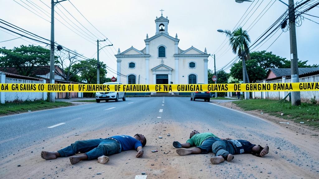 Choque fatal en Yaguachi deja cinco muertos y cierra calles en Virgen de Fátima