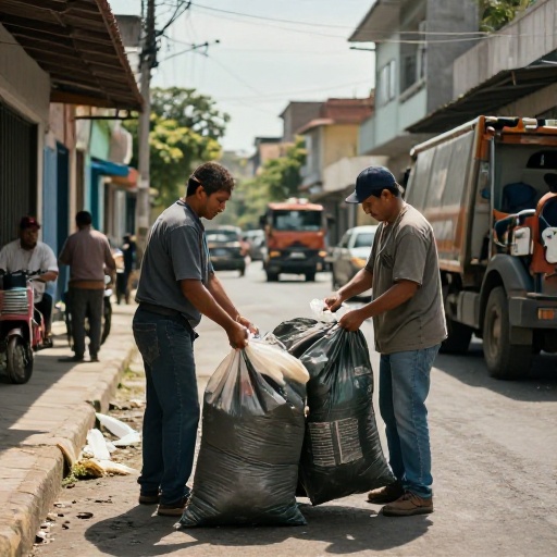 Alcaldía de Guayaquil retira 100 sacos de basura en cooperativa Las Malvinas