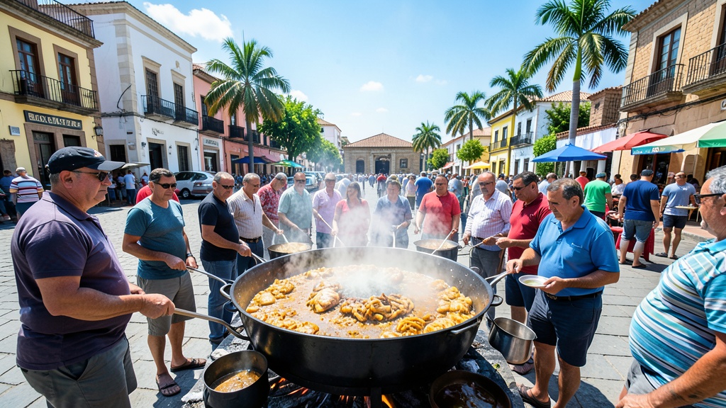 Durán preparó la fritada más grande del país para recaudar fondos en 2018