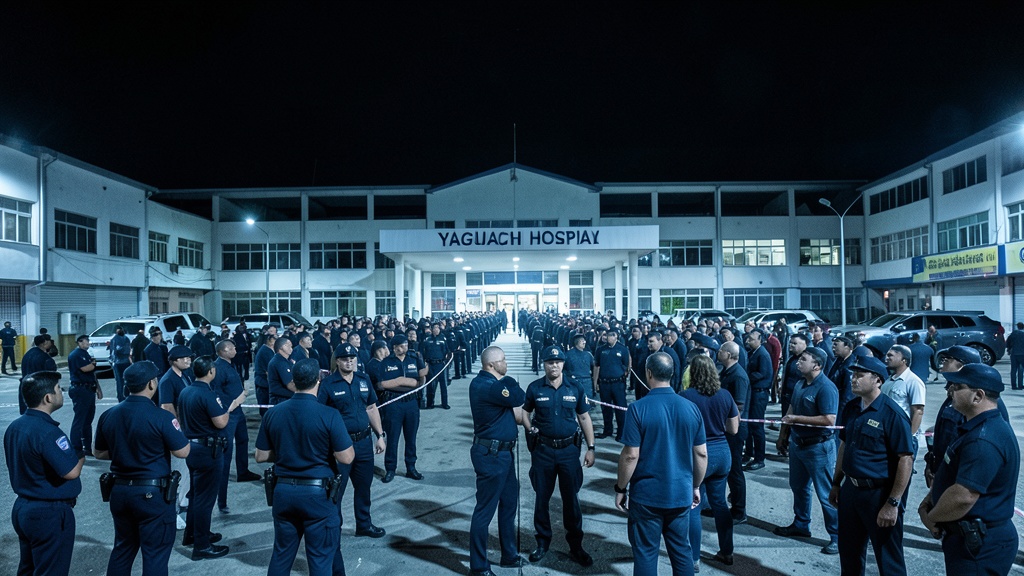 Bloque de Seguridad impide toma del Hospital de Yaguachi y captura a 68 en operativo nocturno