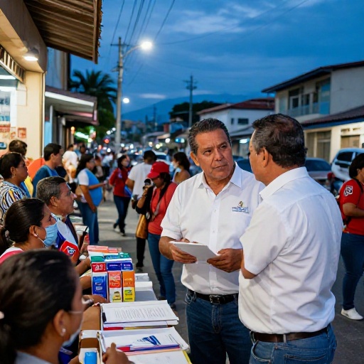 Alcalde Wilson Cañizares supervisa servicios gratuitos en el Centro Médico de Daule