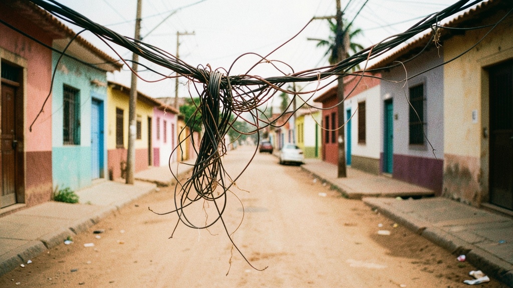 Vecinos de Playas exigen ordenamiento eléctrico en la 15 de Agosto tras denuncias por cables colgantes