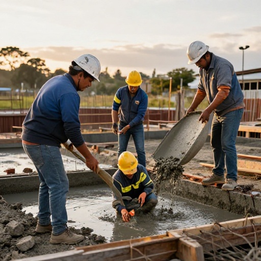 Avanza construcción de la nueva Casa Comunal en Brisas de Procarsa, Durán