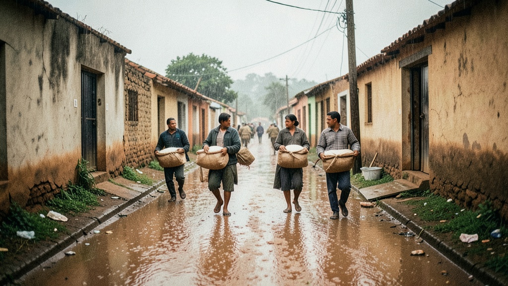 Prefectura del Guayas lleva ayuda humanitaria a San Pedro tras lluvias en Naranjito