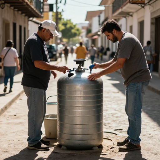 400 familias duraneñas reciben tanques y pastillas potabilizadoras para asegurar agua