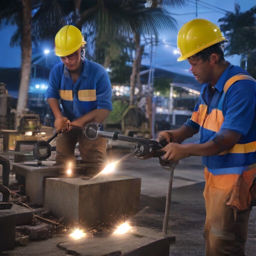 GAD Municipal de Durán realiza limpieza y mantenimiento en Parque Los Gemelos