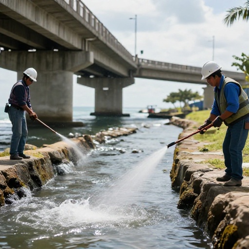 GAD Municipal de Durán realiza limpieza de canales en Coop. 28 de Agosto