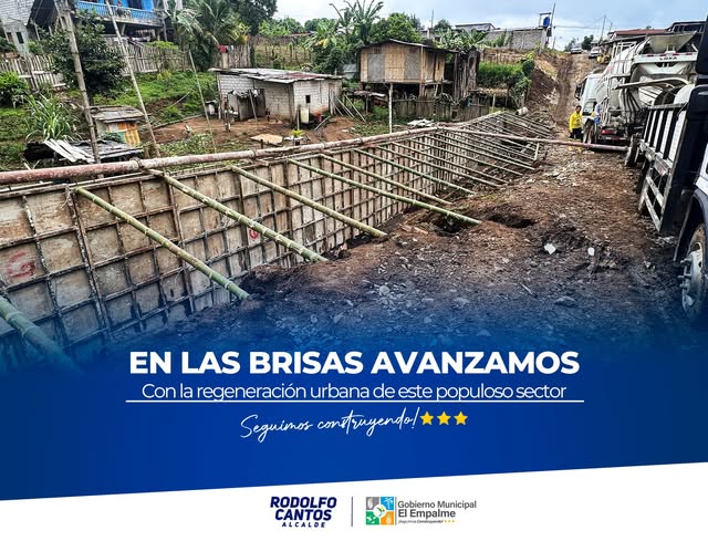 Obras en Las Brisas eliminan laguna y mejoran el acceso en El Empalme