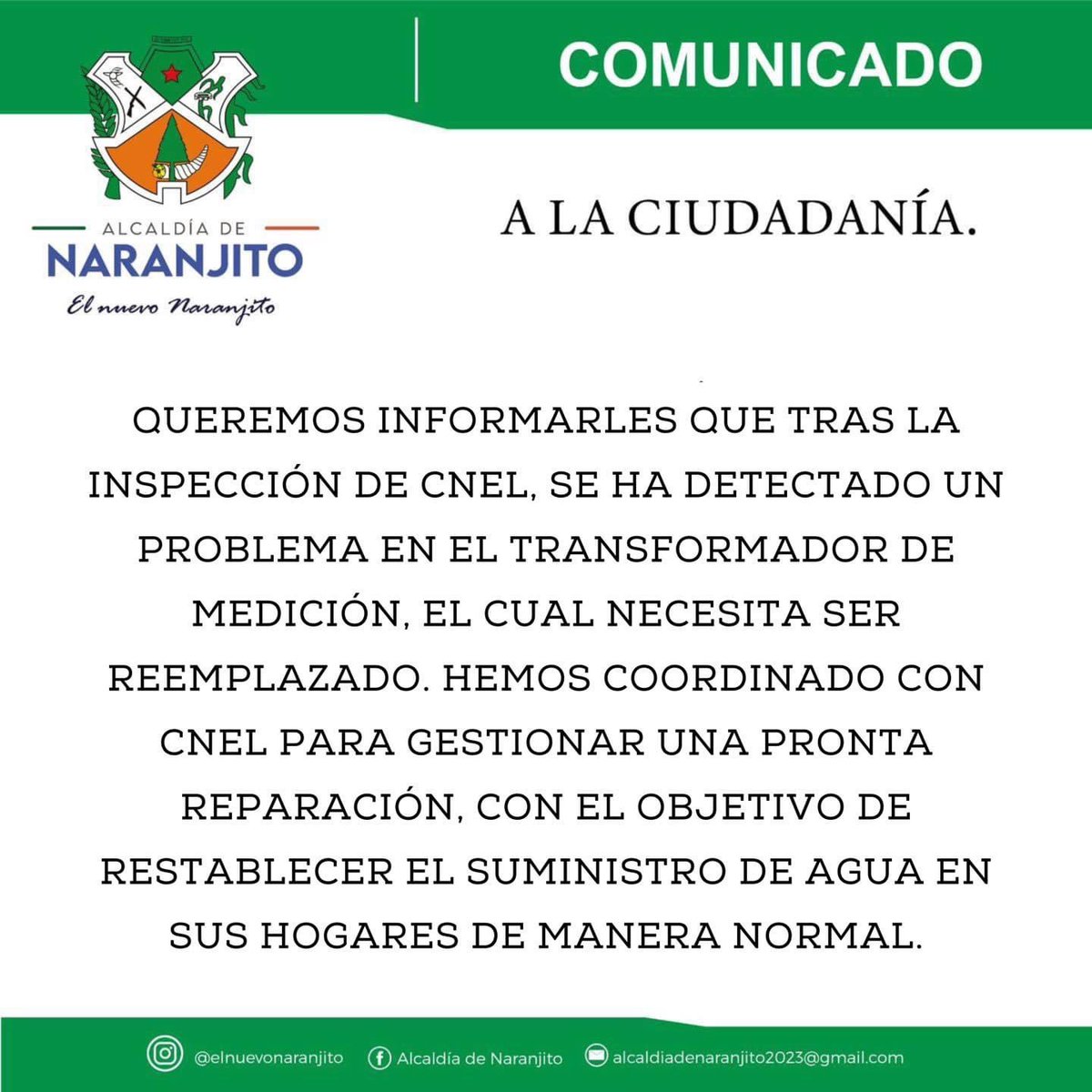 Naranjito mejora servicios públicos con trabajo conjunto este 5 de junio