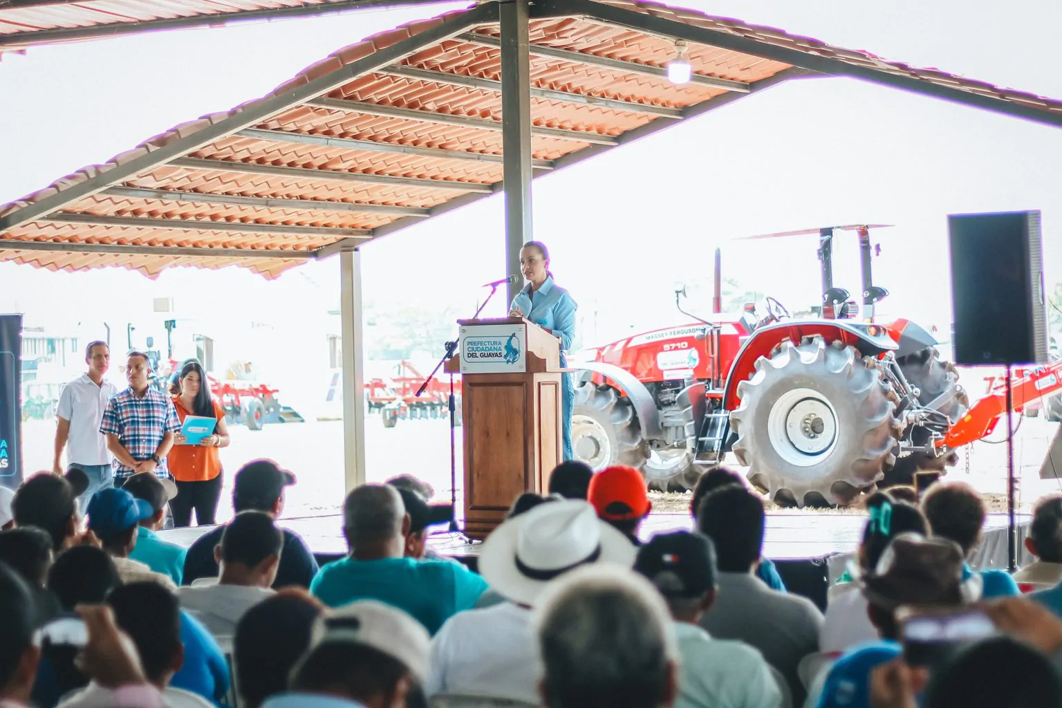 Prefectura del Guayas inauguró Centro de Mecanización en Santa Lucía