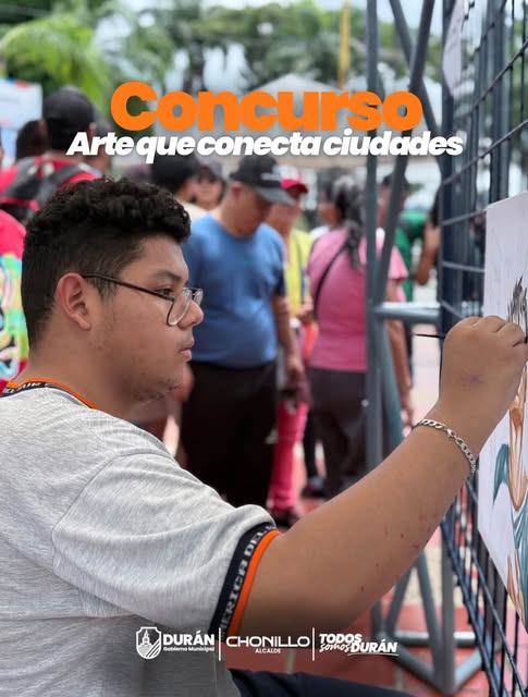 Estudiantes de Durán llenaron el Malecón Abel Gilbert 3 con arte en concurso regional