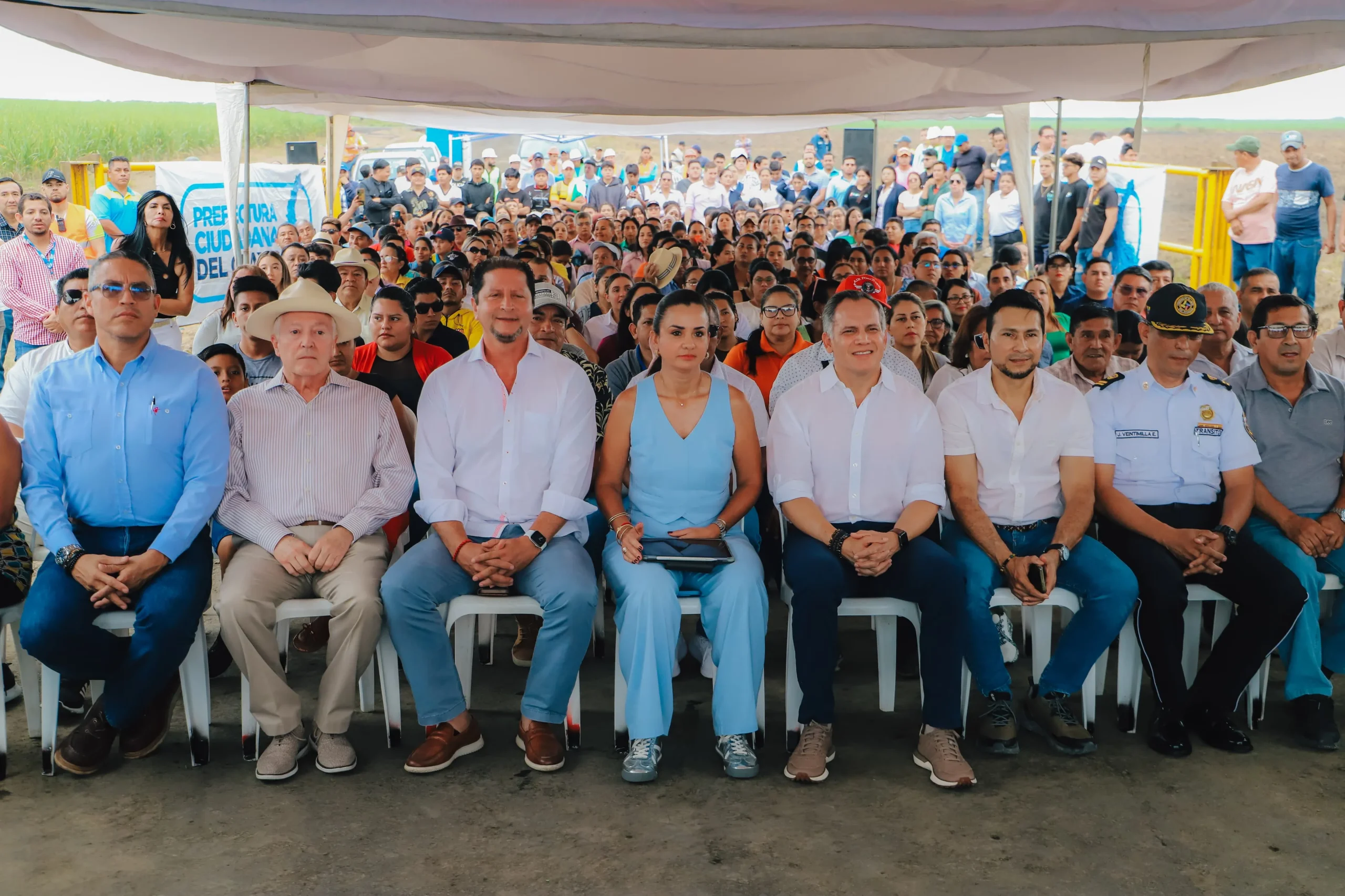 Prefectura del Guayas inaugura vía Naranjito-Marcelino Maridueña en cuatro meses