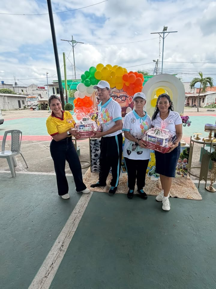 Junta parroquial de San Carlos abre las Olimpiadas 2026 para adultos mayores