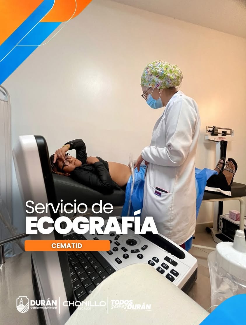 CEMATID mantiene activo el servicio de ecografías para diagnósticos oportunos en Durán