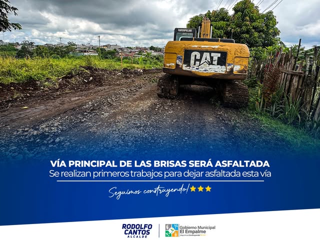 Asfaltado y obras nuevas mejoran la movilidad en Las Brisas, El Empalme