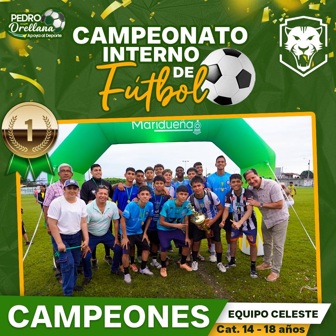 Escuela Municipal Coronel Marcelino Maridueña corona a sus campeones del torneo interno de fútbol