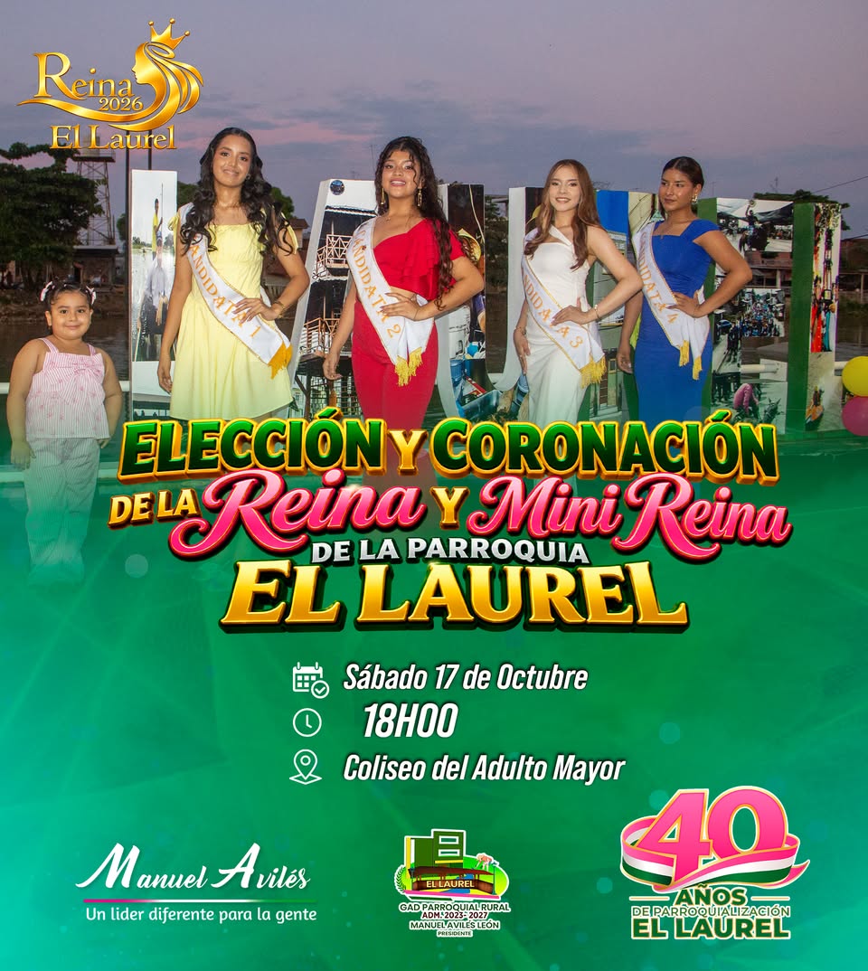 Elección de Reina y Mini Reina 2026 se celebra este sábado en El Laurel