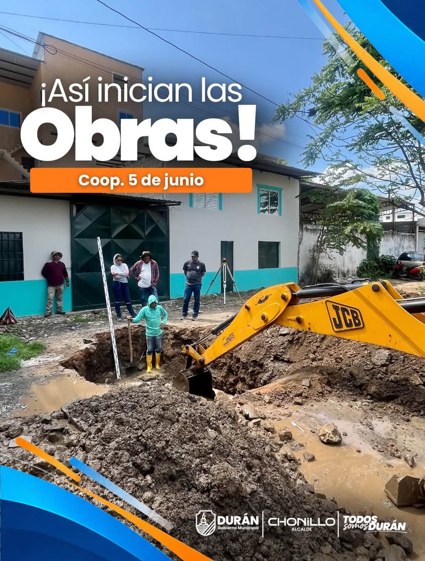 Inician obras de aceras, bordillos y alcantarillado en Cooperativa 5 de Junio