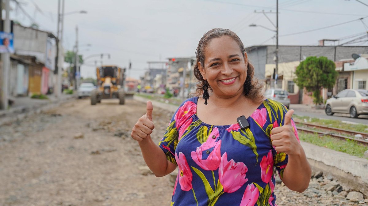Municipio de Durán inicia cambio de base asfáltica en Av. Humberto Ayala y Ponce Enrique