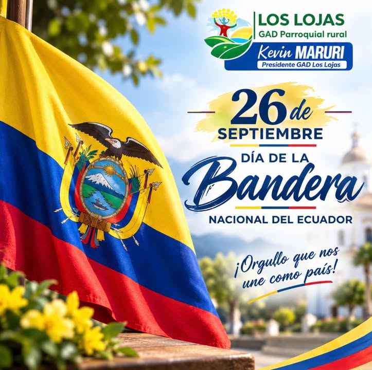 Los Lojas celebra el Día de la Bandera Nacional con acto institucional