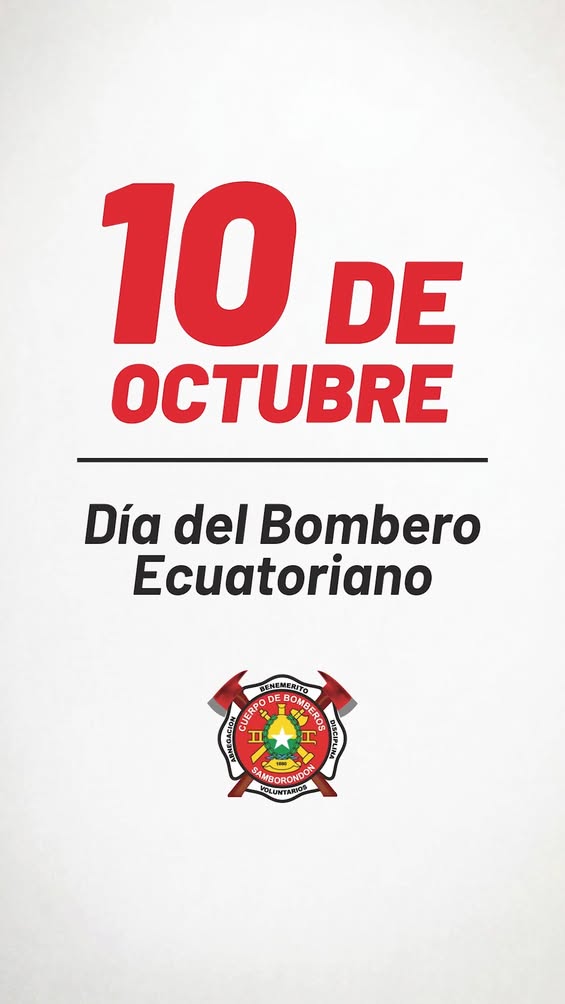 Bomberos de Samborondón honran su entrega y sacrificio este 10 de octubre