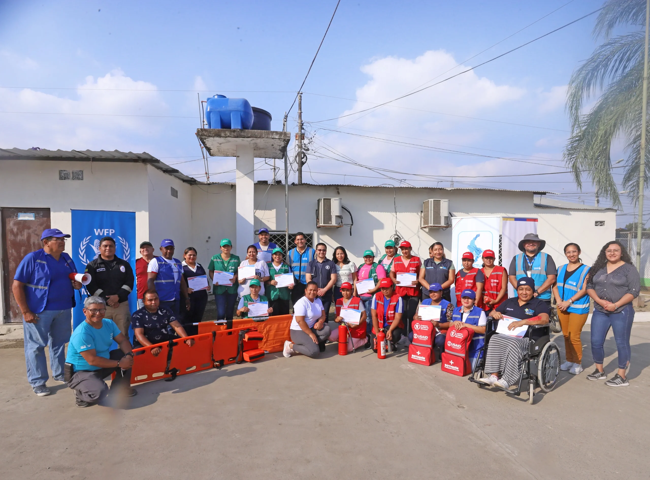 Juntas rurales de Milagro reciben certificación para atender emergencias