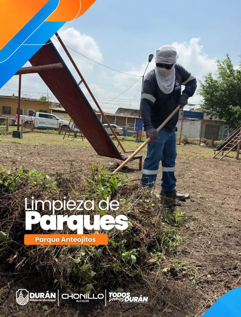 Municipio recupera Parque Anteojitos con limpieza y mantenimiento para familias durameñas