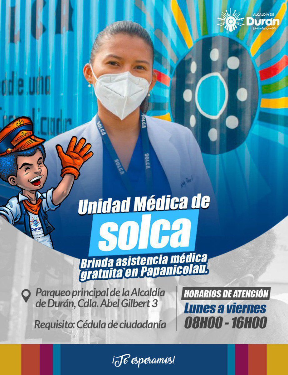 Unidad Médica de SOLCA atiende en Durán con turnos fijos desde mayo 2022