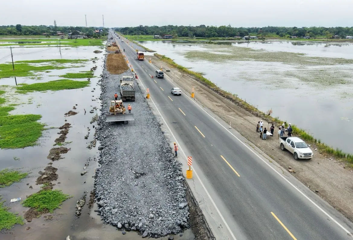 Avanza obra de 4 carriles en vía Durán-Jujan; beneficiará a 300 mil personas