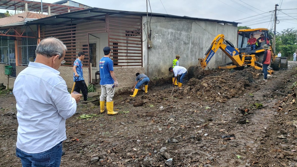 Obras de infraestructura arrancan en La Independencia, El Empalme