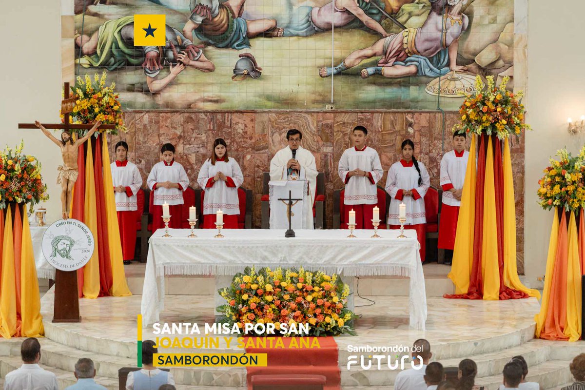 Samborondón rinde homenaje a San Joaquín y Santa Ana con misa de fe