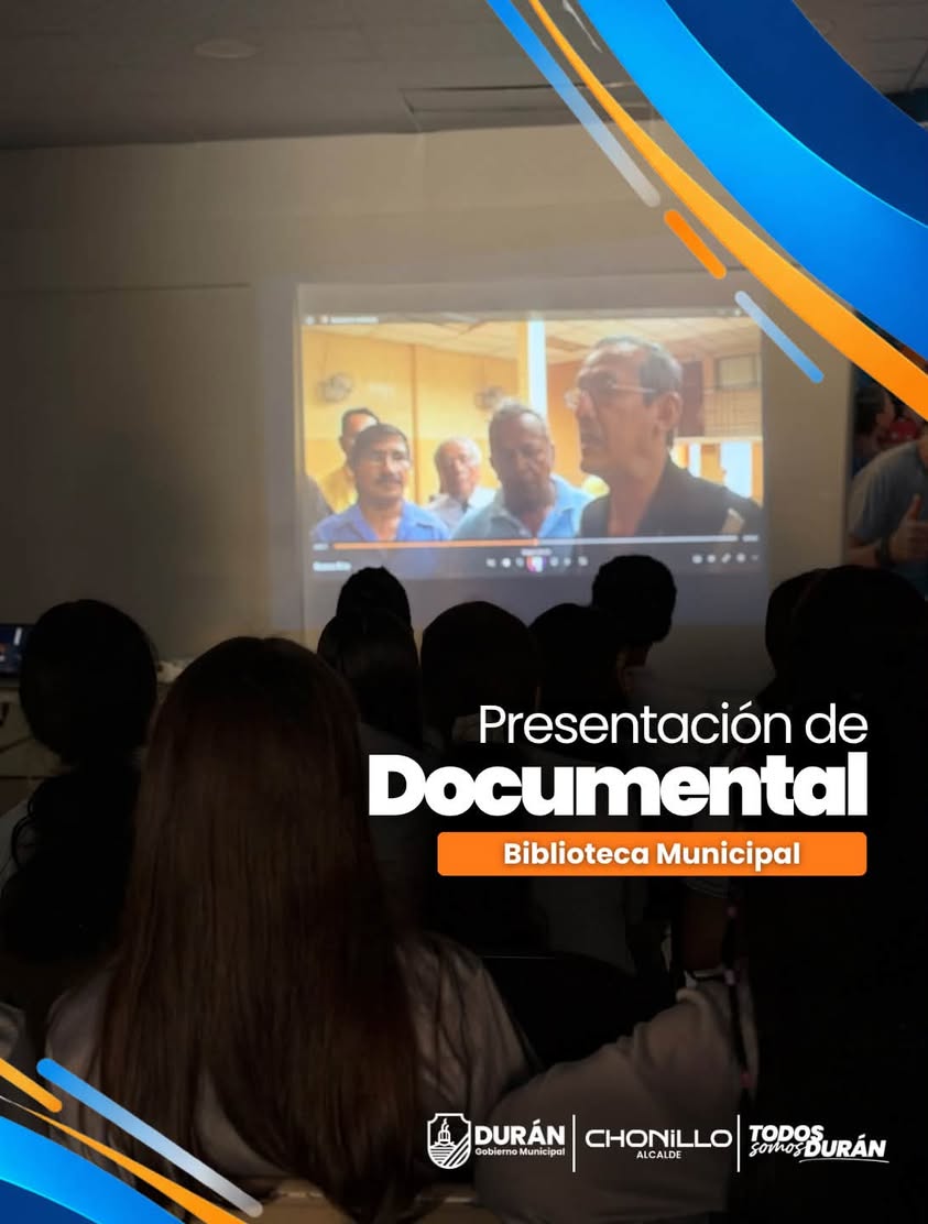 Cineasta Pedro Villega y estudiantes de Theo Constante presentan documental en Biblioteca Municipal