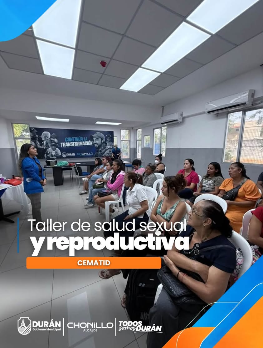 CEMIDUR realiza taller de salud sexual y reproductiva en Durán