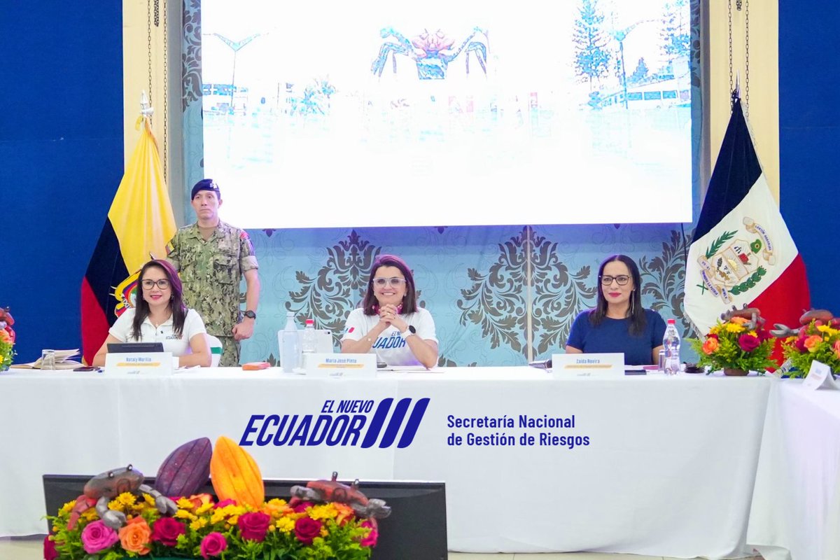 Gobierno Nacional evalúa respuesta a lluvias en Naranjal durante Gabinete Social