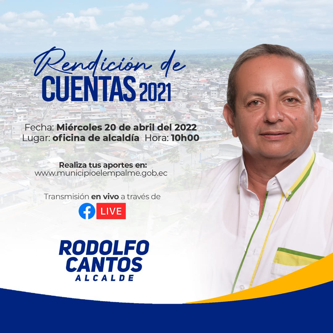 Municipio de El Empalme rinde cuentas públicas por Facebook