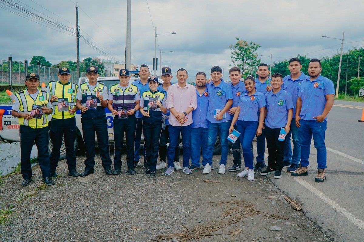 El Triunfo: Municipalidad y tránsito realizan jornada de concientización vial