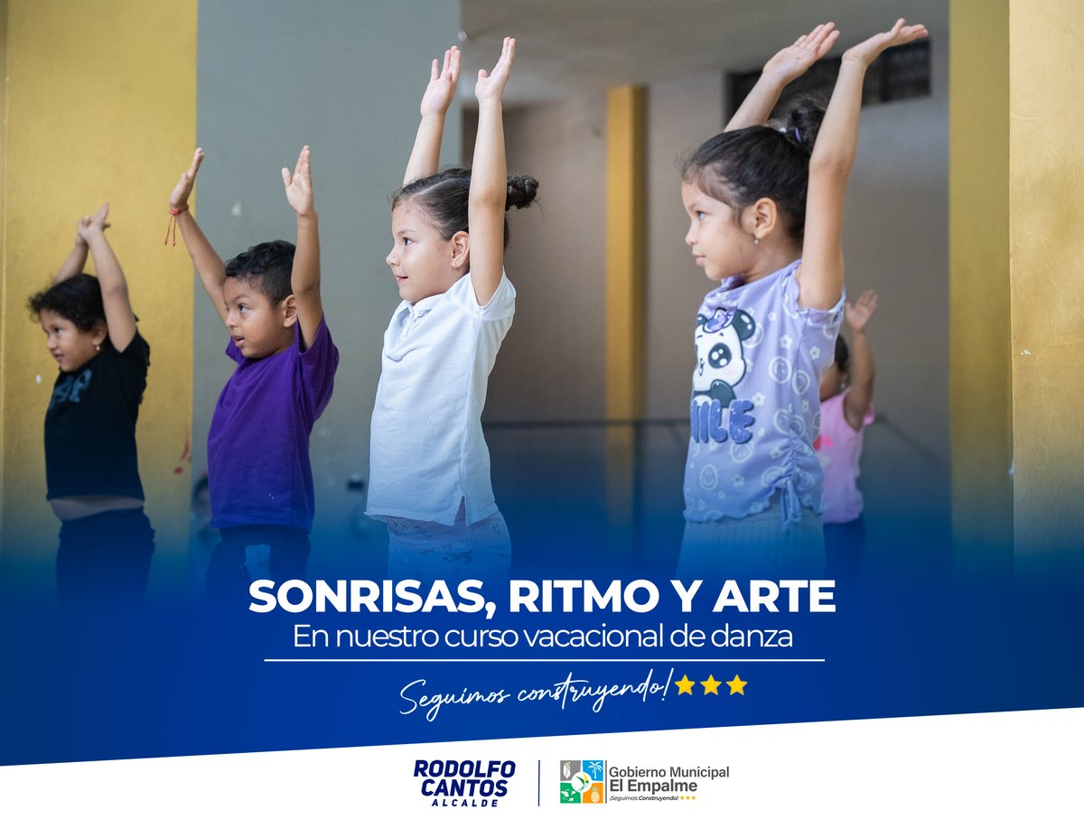 Niños de El Empalme aprenden danza en curso vacacional
