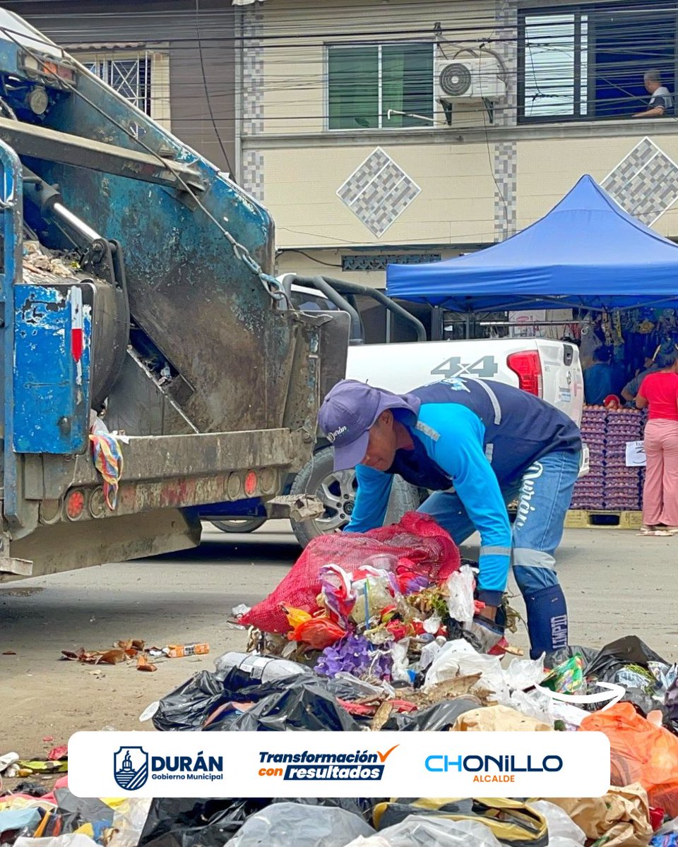 Durán Limpio realiza recolección de basura en El Recreo y Colinas del Valle