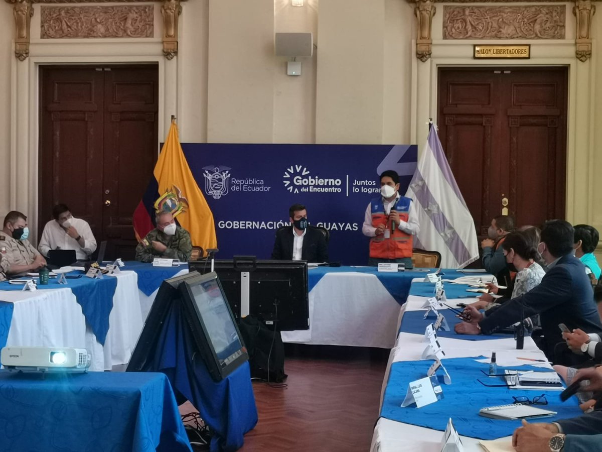 Secretaría de Gestión de Riesgos socializa manual del COE Provincial en Guayaquil