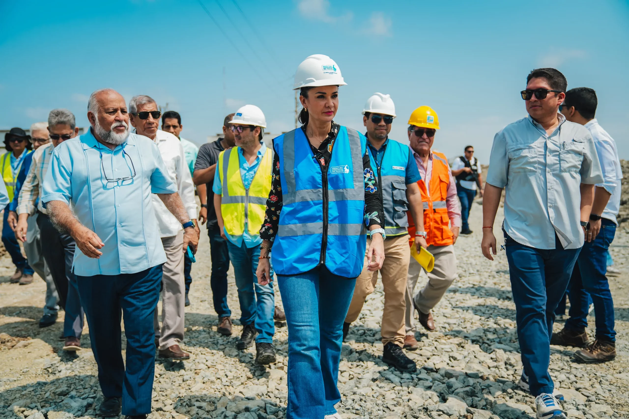 Prefectura del Guayas inspecciona obras en Durán para descongestionar tráfico industrial
