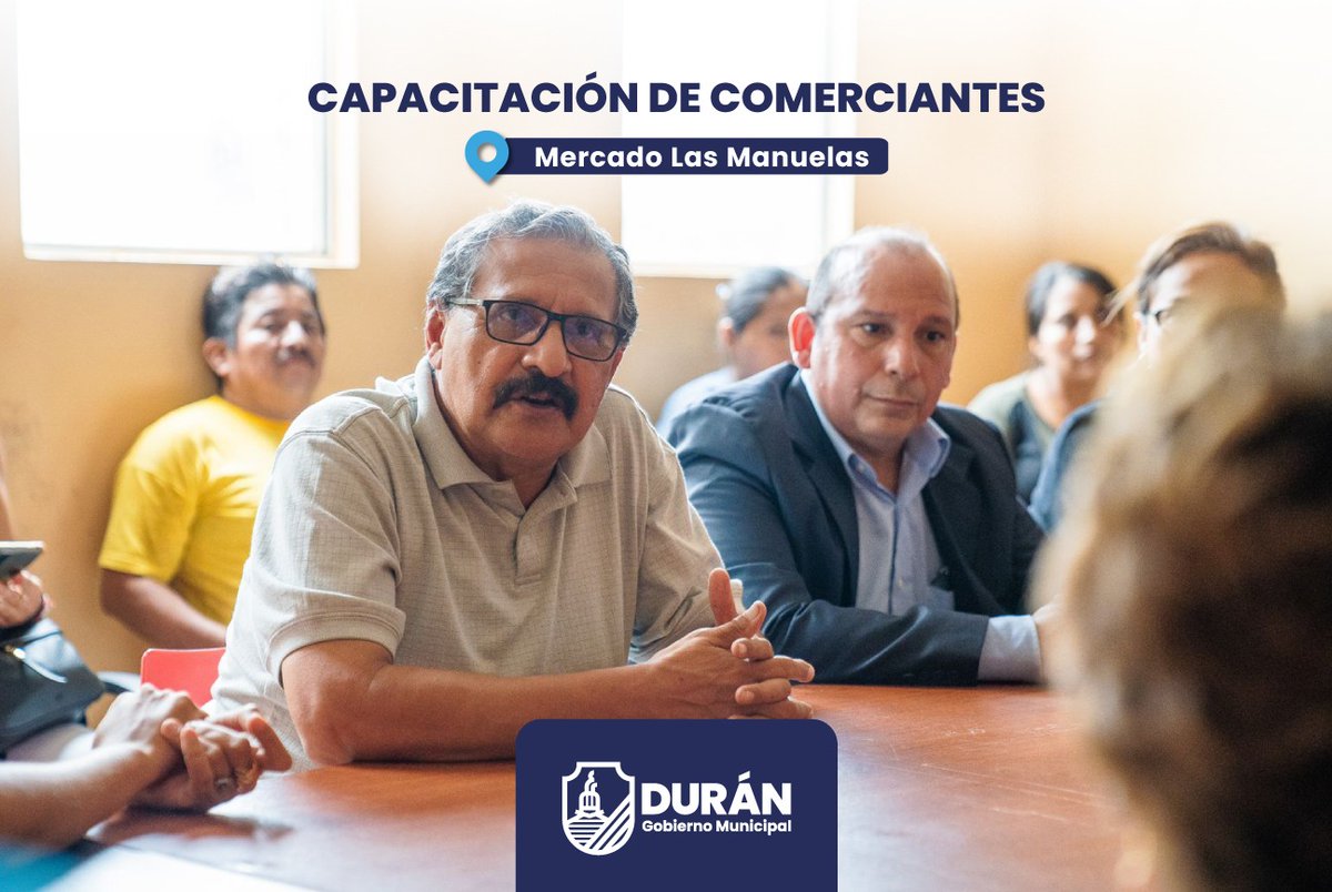 Comerciantes del mercado Las Manuelas reciben capacitación en Durán