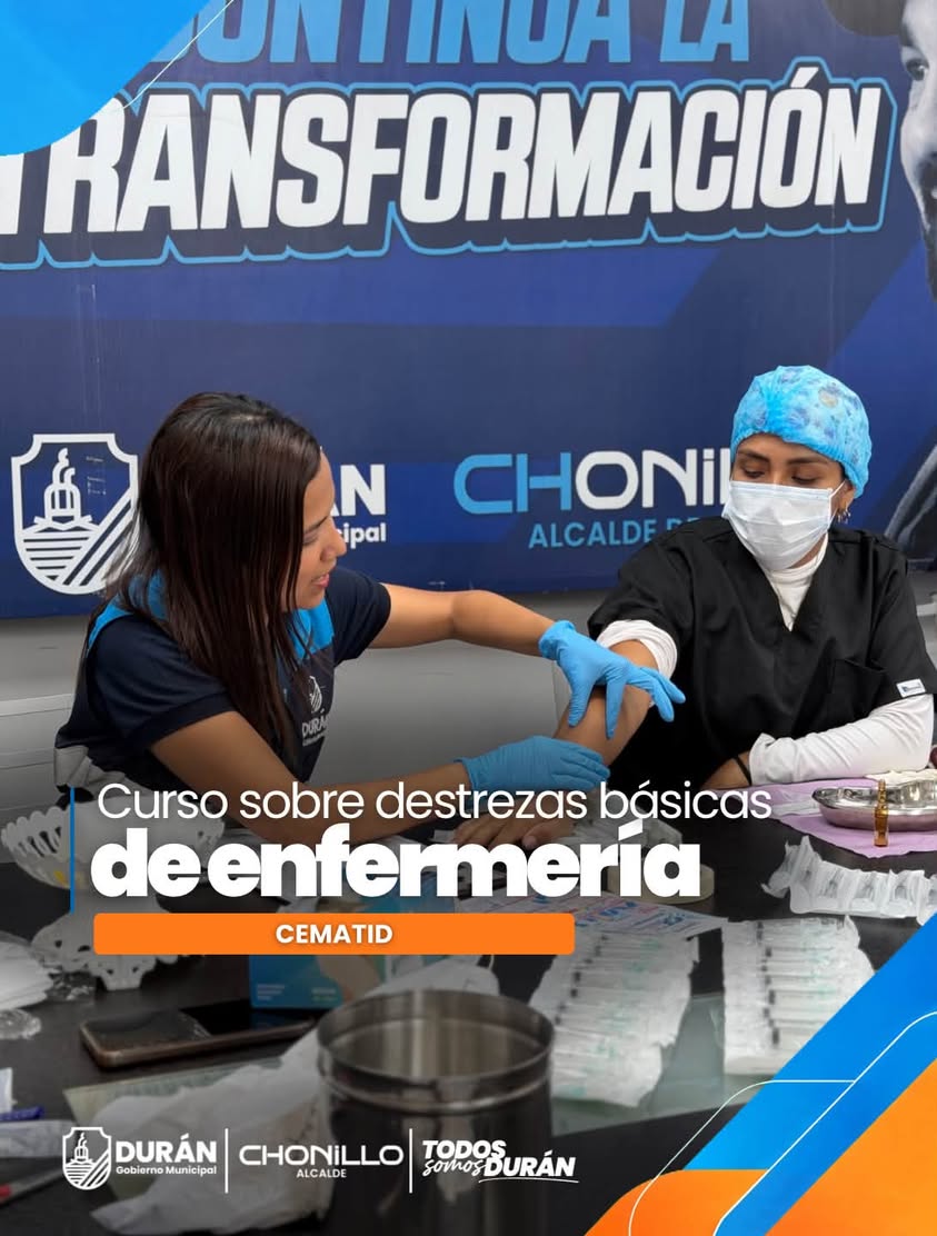 Cursos de enfermería en CEMATID unen teoría y práctica para mejorar la salud local