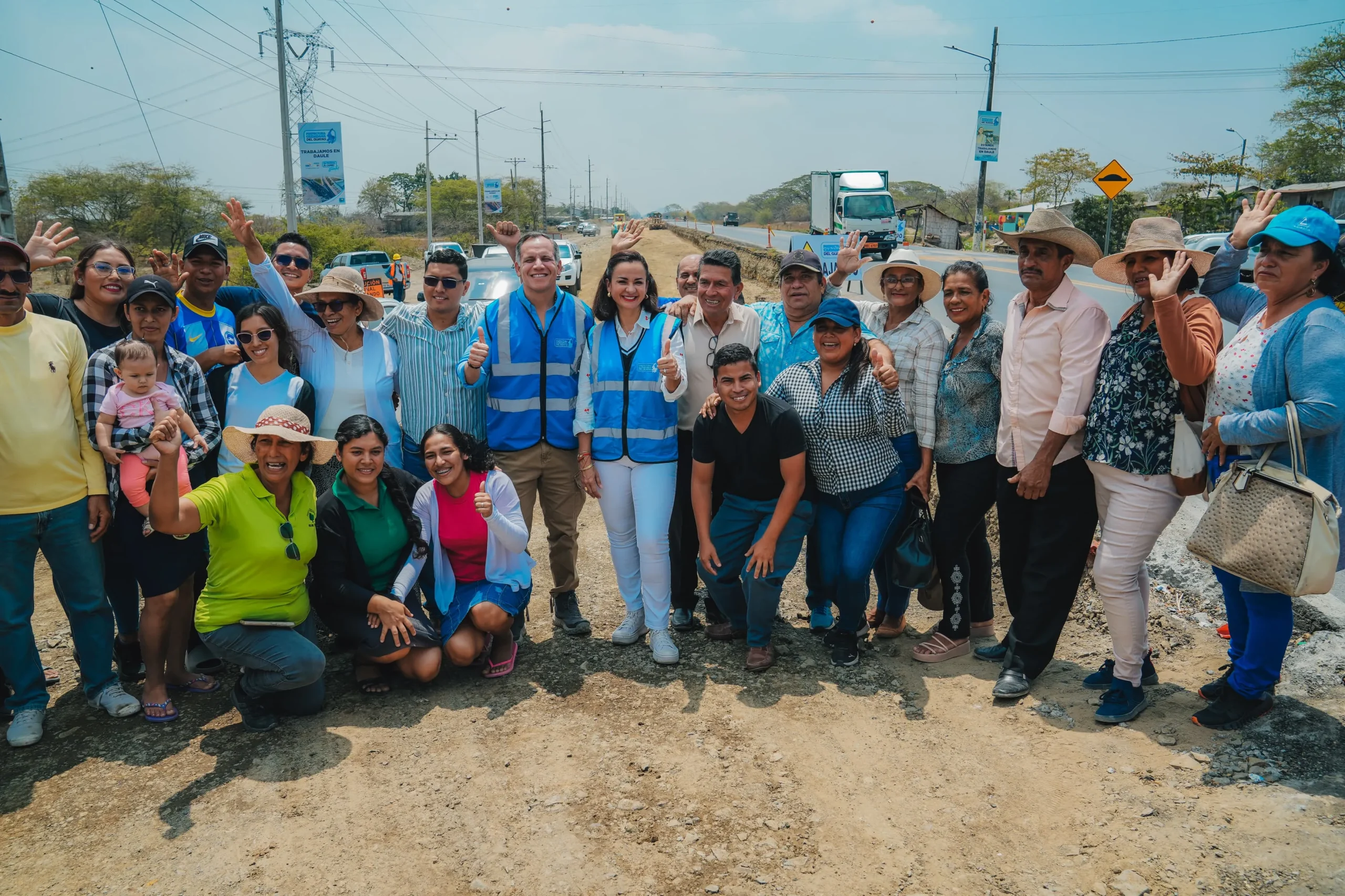 Los Lojas: Prefectura del Guayas anuncia ampliación de vía La Aurora-La T