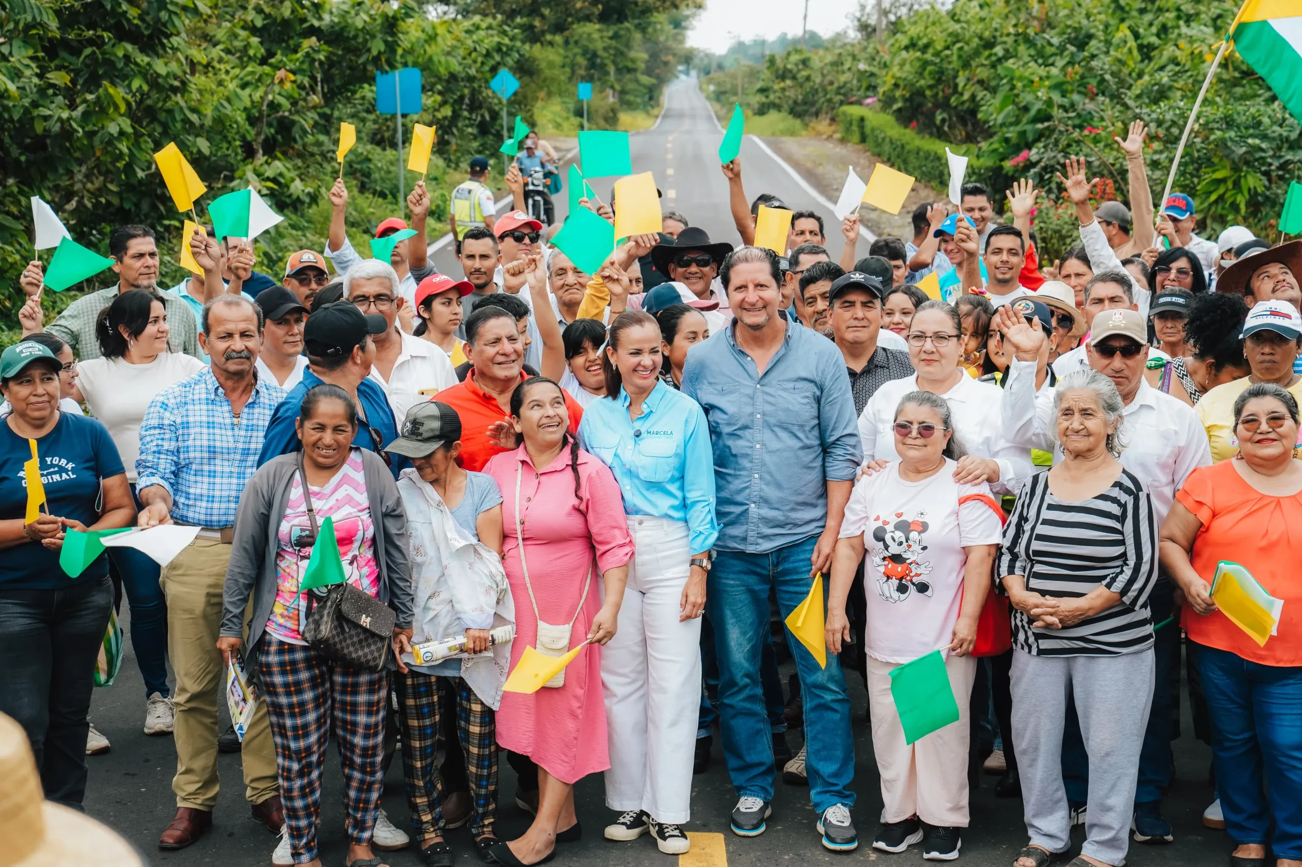 Prefectura entrega 10 km de asfalto en Marcelino Maridueña para conectar a 15.000 habitantes