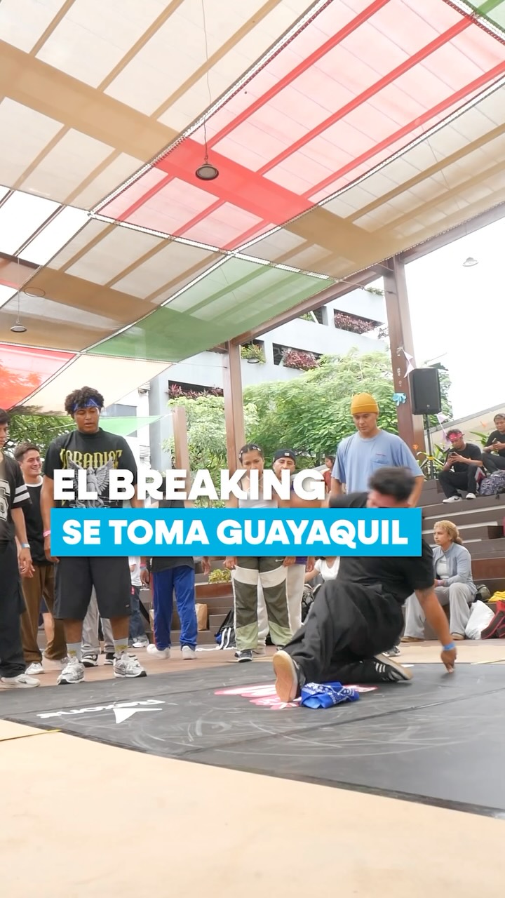 La Plaza de los Teatros vibró con el ritmo del breaking en Guayaquil