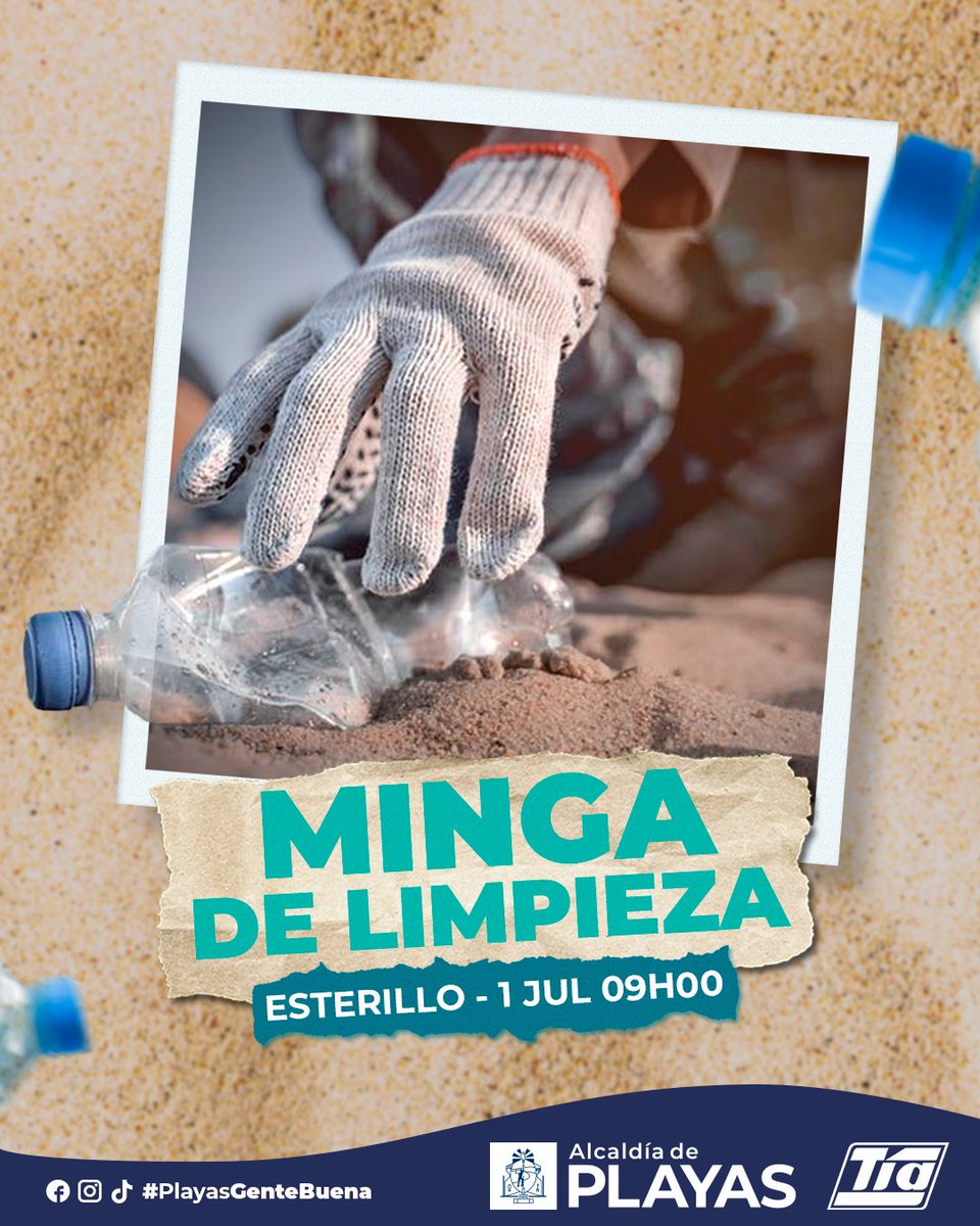 Alcaldía de Playas convocó minga de limpieza en junio para cuidar el medio ambiente