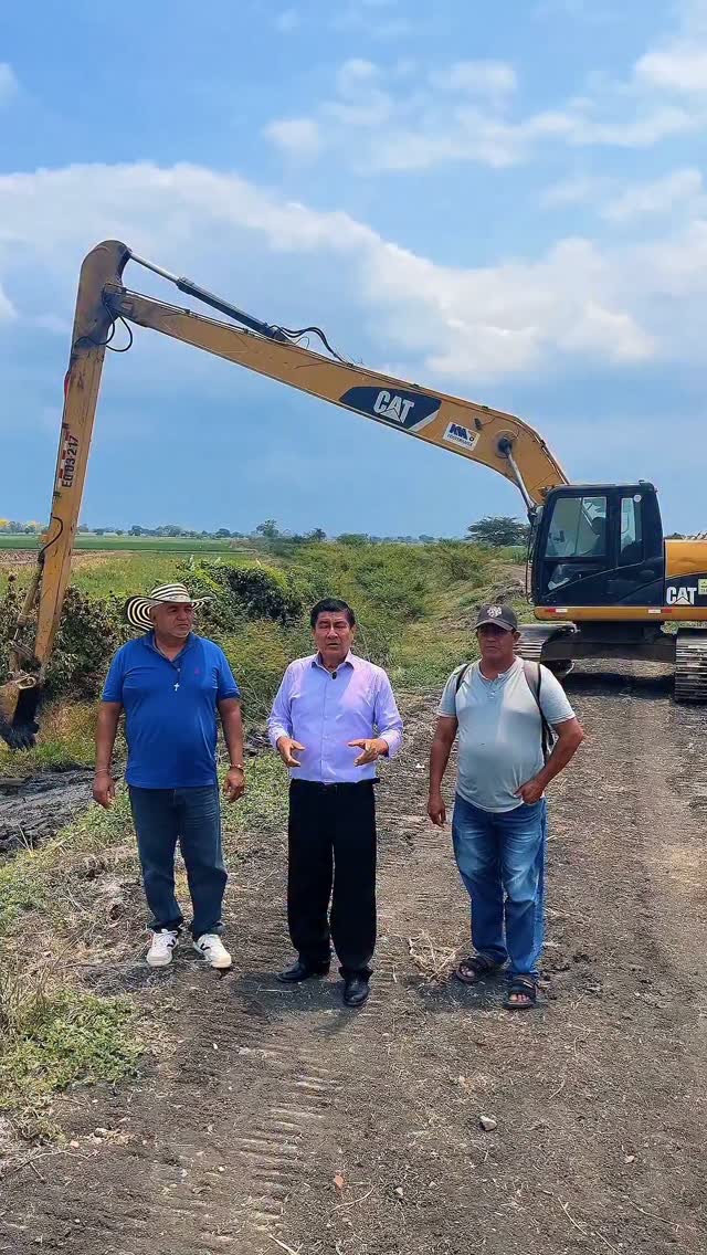 GAD Daule inspecciona limpieza de canales en Huanchichal ante alerta del Niño