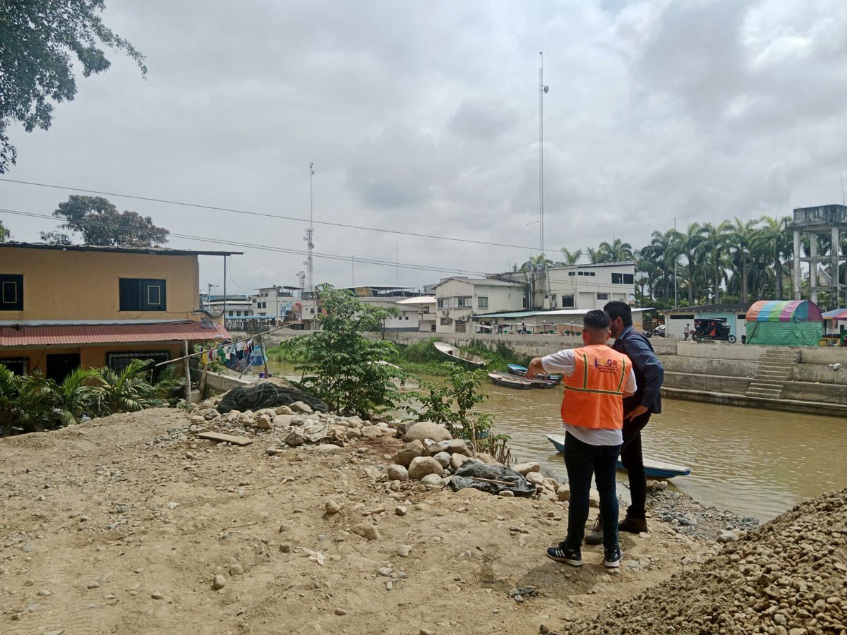 Técnicos evaluaron riesgos de inundación en Santa Martha